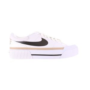 Nike White Black Tan Platform Sneakers